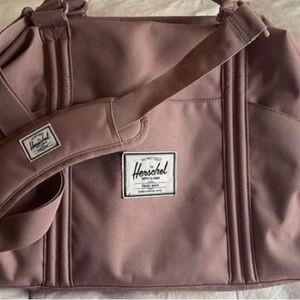 Ash rose herschel diaper bag